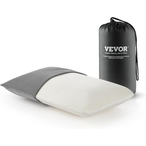 image:imageVEVOR Inflatable Camping Pillow 5Inch Thickened Travel Pillow Soft Backpacking Pillows with Removable amp Washable Cover Storage Bag Lightweight and Portable for Camping Air Travel Hiking OfficeMemory Foam  Medium