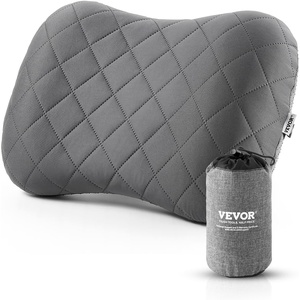 image:imageVEVOR Inflatable Camping Pillow 5Inch Thickened Travel Pillow Soft Backpacking Pillows with Removable amp Washable Cover Storage Bag Lightweight and Portable for Camping Air Travel Hiking OfficeInflatable  Medium
