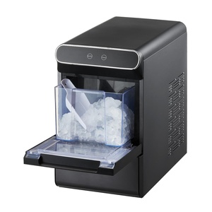 image:imageVEVOR Nugget Ice Maker 37lbs24H with Self Cleaning with Ice Scoop and Basket Stainless Steel Ice Machine with Convenient Ice Transfer for Home Kitchen Office BlackBlack