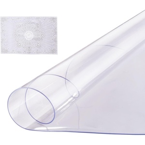 image:imageVEVOR Plastic Table Cover 24 x 48 Inch 15 mm Thick Frosted PVC Desk Mat Protector Waterproof amp Easy Cleaning Desk Pad Tablecloth for Office Dresser Dining RoomNight Stand42 Round