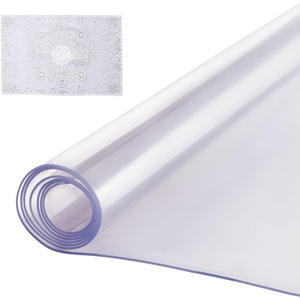 image:imageVEVOR Plastic Table Cover 24 x 48 Inch 15 mm Thick Frosted PVC Desk Mat Protector Waterproof amp Easy Cleaning Desk Pad Tablecloth for Office Dresser Dining RoomNight Stand60 x 42 Rectangle