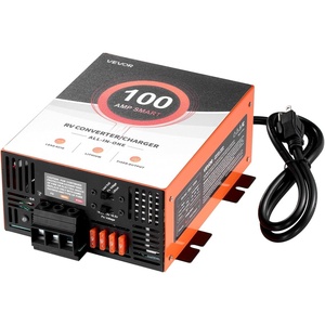 image:imageVEVOR RV Power Converter 100 Amp 110V AC to 12V DC RV Converter Battery Charger Multi Stage Smart Charging 13V to 165V Operating Range Compatible with Lithium amp Lead Acid Battery for Camper100 Amps