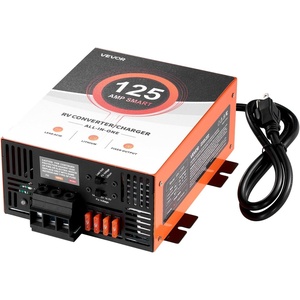 image:imageVEVOR RV Power Converter 100 Amp 110V AC to 12V DC RV Converter Battery Charger Multi Stage Smart Charging 13V to 165V Operating Range Compatible with Lithium amp Lead Acid Battery for Camper125 Amps