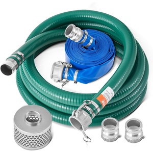 image:imageVEVOR Suction Hose 2 in x 20 ft Green High Quality Hose with Camlock Connectors and Aluminum Fittings Fit Various Pumps for Sewage Treatment Water Transportation and More Agricultural Purposes2 x 20 suction hose  60 Backwash Hose