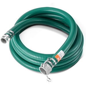 image:imageVEVOR Suction Hose 2 in x 20 ft Green High Quality Hose with Camlock Connectors and Aluminum Fittings Fit Various Pumps for Sewage Treatment Water Transportation and More Agricultural Purposes2 x 20 suction hose