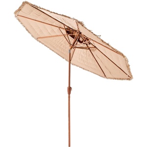 image:imageVEVOR Tiki Umbrella Thatched Patio Umbrella with Tilt Hawaiian Style Beach Parasol with PP Thatch and 8 Metal Ribs Grass Pool Umbrellas for Beach Patio Poolside Backyard amp Garden