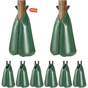 image:imageVEVOR Tree Watering Bags Slow Release 4 Pack 16 Gallons Tree Watering Ring Reusable Refillable Tree Irrigation Ring Water Bags Heavy Duty Watering System for Shrub Tree Root Drip Irrigation8Pcs 20Gal