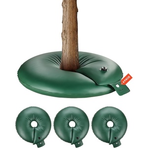 image:imageVEVOR Tree Watering Bags Slow Release 4 Pack 16 Gallons Tree Watering Ring Reusable Refillable Tree Irrigation Ring Water Bags Heavy Duty Watering System for Shrub Tree Root Drip Irrigation4Pcs 20Gal Ring