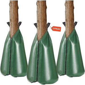image:imageVEVOR Tree Watering Bags Slow Release 4 Pack 16 Gallons Tree Watering Ring Reusable Refillable Tree Irrigation Ring Water Bags Heavy Duty Watering System for Shrub Tree Root Drip Irrigation3Pcs 20Gal