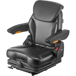 image:imageVEVOR Universal Forklift Seat Tractor Seat with Armrest amp Adjustable Backrest Shock Absorption Secure Micro Switch HighResilience PVC Mower Seat for Tractor Excavator Skid LoaderSuspension Seat