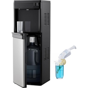 image:imageVEVOR Water Dispenser with Ice Maker 3in1 Countertop Water Dispenser 35 LBS24H 12 Cubes7 Min Fast Ice Making with 4 LBS Storage BulletCrushed ICES amp ColdWater for Home Kitchen Party33 LBS24HFloorStanding