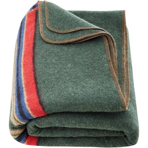 image:imageVEVOR Wool Camping Blanket Large Warm Stadium Blanket Flame Retardant Great for Outdoors Picnics Hiking Sports Events Travel Car amp Bushcraft Survival Kits 64 x 88 Striped Throw BlanketTexture Multicolor