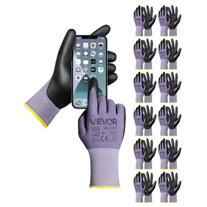 image:imageVEVOR Work Gloves 12 Pairs Touch Screen NitrileCoated Garden Construction Gloves