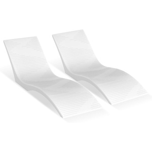 image:imageVEVOR inPool Lounge Chairs Set of 2 Chaise Lounger Inside Lounge Chairs for up to 5 Water Depths Fixed in Pools amp Floating on Water Suitable for All Pool Types Poolside amp Sun Deck Tanning