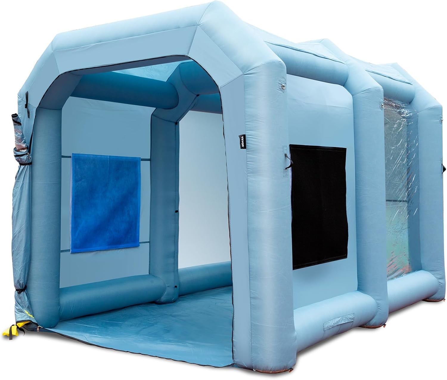 image:imageVEVOR Inflatable Paint Booth 98 x 82 x 82 ft Inflatable Spray Booth with 550W Powerful Blower and Air Filter System Portable Car Paint Booth for Motorcycle Bicycle Small Furniture Painting13x10x9Ft