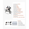 image:imageVEVOR 10 Benchtop Drum Sander 1HP 1725RPM Dual Motor Drum Sander for Woodworking  Variable Speed Conveyor Belt amp 4 Dust Collection Port for Cabinet Making amp Furniture Finishing16Inch
