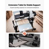 image:imageVEVOR 10 Benchtop Drum Sander 1HP 1725RPM Dual Motor Drum Sander for Woodworking  Variable Speed Conveyor Belt amp 4 Dust Collection Port for Cabinet Making amp Furniture Finishing16Inch