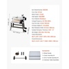 image:imageVEVOR 10 Benchtop Drum Sander 1HP 1725RPM Dual Motor Drum Sander for Woodworking  Variable Speed Conveyor Belt amp 4 Dust Collection Port for Cabinet Making amp Furniture Finishing22Inch