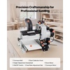 image:imageVEVOR 10 Benchtop Drum Sander 1HP 1725RPM Dual Motor Drum Sander for Woodworking  Variable Speed Conveyor Belt amp 4 Dust Collection Port for Cabinet Making amp Furniture Finishing10Inch
