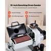 image:imageVEVOR 10 Benchtop Drum Sander 1HP 1725RPM Dual Motor Drum Sander for Woodworking  Variable Speed Conveyor Belt amp 4 Dust Collection Port for Cabinet Making amp Furniture Finishing10Inch