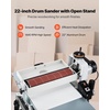 image:imageVEVOR 10 Benchtop Drum Sander 1HP 1725RPM Dual Motor Drum Sander for Woodworking  Variable Speed Conveyor Belt amp 4 Dust Collection Port for Cabinet Making amp Furniture Finishing22Inch