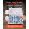 image:imageVEVOR 1110 Pcs Bolts and Nuts Assortment Kit Imperial Machine Screws and Flat Washers Stainless Steel 1024832256632440 for FurnitureEquipmentVehicle Assembly Silver566 PCS  Imperial 1420  51618  3816