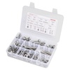 image:imageVEVOR 1110 Pcs Bolts and Nuts Assortment Kit Imperial Machine Screws and Flat Washers Stainless Steel 1024832256632440 for FurnitureEquipmentVehicle Assembly Silver246 PCS  Imperial 1420  51618  3816