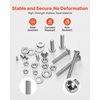 image:imageVEVOR 1110 Pcs Bolts and Nuts Assortment Kit Imperial Machine Screws and Flat Washers Stainless Steel 1024832256632440 for FurnitureEquipmentVehicle Assembly Silver1 100 PCS  Imperial 2  4  6  8  10