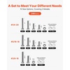 image:imageVEVOR 1110 Pcs Bolts and Nuts Assortment Kit Imperial Machine Screws and Flat Washers Stainless Steel 1024832256632440 for FurnitureEquipmentVehicle Assembly Silver246 PCS  Imperial 1420  51618  3816