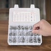 image:imageVEVOR 1110 Pcs Bolts and Nuts Assortment Kit Imperial Machine Screws and Flat Washers Stainless Steel 1024832256632440 for FurnitureEquipmentVehicle Assembly Silver1 100 PCS  Imperial 2  4  6  8  10