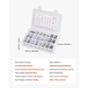 image:imageVEVOR 1110 Pcs Bolts and Nuts Assortment Kit Imperial Machine Screws and Flat Washers Stainless Steel 1024832256632440 for FurnitureEquipmentVehicle Assembly Silver1 100 PCS  Imperial 2  4  6  8  10
