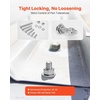 image:imageVEVOR 1110 Pcs Bolts and Nuts Assortment Kit Imperial Machine Screws and Flat Washers Stainless Steel 1024832256632440 for FurnitureEquipmentVehicle Assembly Silver246 PCS  Imperial 1420  51618  3816
