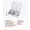 image:imageVEVOR 1110 Pcs Bolts and Nuts Assortment Kit Imperial Machine Screws and Flat Washers Stainless Steel 1024832256632440 for FurnitureEquipmentVehicle Assembly Silver246 PCS  Imperial 1420  51618  3816