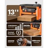 image:imageVEVOR 13Inch Spiral Thickness Planer Woodworking Power Benchtop Planer with 2000W 23500 RPM Powerful Motor Single Speed for Hard amp Soft Wood MaterialSingle Speed 3 Blade