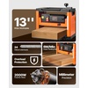 image:imageVEVOR 13Inch Spiral Thickness Planer Woodworking Power Benchtop Planer with 2000W 23500 RPM Powerful Motor Single Speed for Hard amp Soft Wood MaterialSingle Speed Spiral Blade
