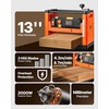 image:imageVEVOR 13Inch Spiral Thickness Planer Woodworking Power Benchtop Planer with 2000W 23500 RPM Powerful Motor Single Speed for Hard amp Soft Wood MaterialTwo Speed 3 Blade