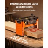 image:imageVEVOR 13Inch Spiral Thickness Planer Woodworking Power Benchtop Planer with 2000W 23500 RPM Powerful Motor Single Speed for Hard amp Soft Wood MaterialSingle Speed Spiral Blade