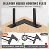 image:imageVEVOR 16 Hairpin Furniture Legs Metal Home DIY Projects for Nightstand Coffee Table Desk 500lbs Load Capacity with Rubber Floor Protectors Metal Heavy Duty Sturdy Modern Table Legs 4PCS BlackHairpin2 rods solid