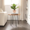image:imageVEVOR 16 Hairpin Furniture Legs Metal Home DIY Projects for Nightstand Coffee Table Desk 500lbs Load Capacity with Rubber Floor Protectors Metal Heavy Duty Sturdy Modern Table Legs 4PCS BlackHairpin2 rods solid