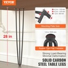 image:imageVEVOR 16 Hairpin Furniture Legs Metal Home DIY Projects for Nightstand Coffee Table Desk 500lbs Load Capacity with Rubber Floor Protectors Metal Heavy Duty Sturdy Modern Table Legs 4PCS BlackHairpin3 rods solid