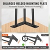 image:imageVEVOR 16 Hairpin Furniture Legs Metal Home DIY Projects for Nightstand Coffee Table Desk 500lbs Load Capacity with Rubber Floor Protectors Metal Heavy Duty Sturdy Modern Table Legs 4PCS BlackHairpin3 rods solid