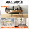 image:imageVEVOR 16 Hairpin Furniture Legs Metal Home DIY Projects for Nightstand Coffee Table Desk 500lbs Load Capacity with Rubber Floor Protectors Metal Heavy Duty Sturdy Modern Table Legs 4PCS BlackHairpin2 rods solid