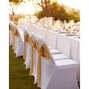 image:imageVEVOR 200 Pcs FlatFront Chair Covers Polyester Spandex Chair Cover Stretch Slipcovers Wedding Holiday Banquet Party Celebration Dining WhiteWhite