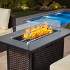 image:imageVEVOR 2025 Upgraded 6Piece Wicker Patio Furniture Set with Protective Glides NonScratch Pads High Back Outdoor Sofa AllWeather Wicker Patio Conversation Set for Deck Yard Pool