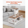 image:imageVEVOR 3 Pieces Farmhouse Coffee Table Sets 40 Inch Industrial Coffee Table with 2 End Tables Easy Assembly Coffee and Side Tables Sets with Charging Station for Office Living Room amp Apartment3 Pieces