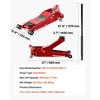image:imageVEVOR 3 Ton Low Profile Floor Jack HeavyDuty Racing Floor Jack with Dual Pistons Quick Lift Pump Lifting Range 3351969Aluminum