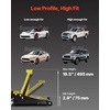 image:imageVEVOR 3 Ton Low Profile Floor Jack HeavyDuty Racing Floor Jack with Dual Pistons Quick Lift Pump Lifting Range 3351969Steel
