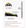 image:imageVEVOR 3 Ton Low Profile Floor Jack HeavyDuty Racing Floor Jack with Dual Pistons Quick Lift Pump Lifting Range 3351969Steel