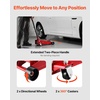 image:imageVEVOR 3 Ton Low Profile Floor Jack for All Terrain Vehicles HeavyDuty Steel Racing Jack with Quick Lift Pump 51220 Lifting Range 30 tonsred