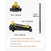 image:imageVEVOR 3 Ton Low Profile Floor Jack for All Terrain Vehicles HeavyDuty Steel Racing Jack with Quick Lift Pump 51220 Lifting Range 30 tonsyellow